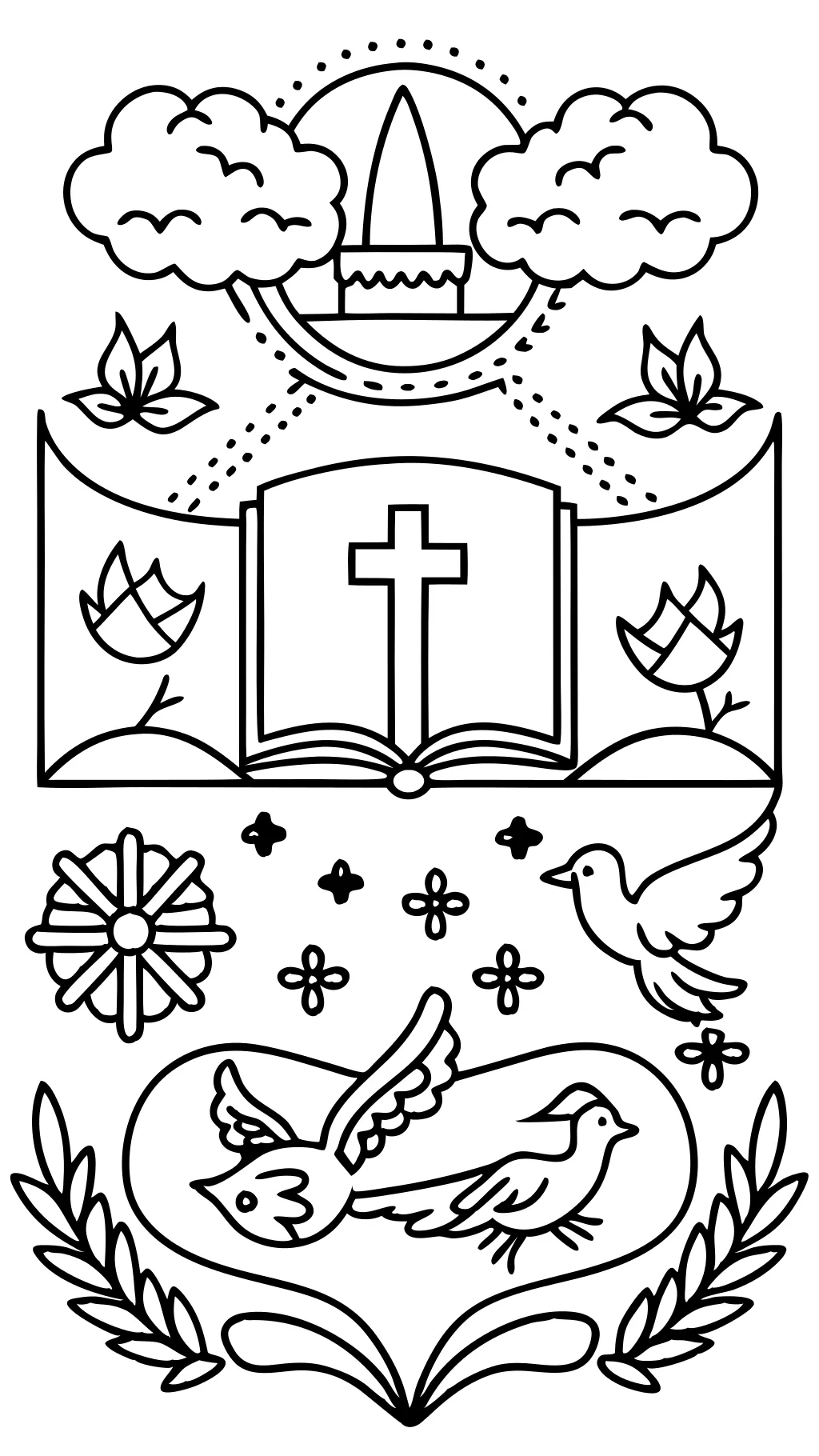 adult coloring pages christian